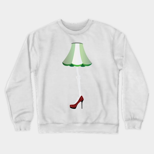 Spooky Leg Lamp Crewneck Sweatshirt by imlying